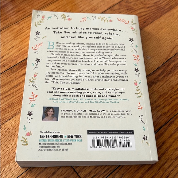 Breathe Mama Breathe mindfulness Book by Shonda Moralis - Picture 2 of 4